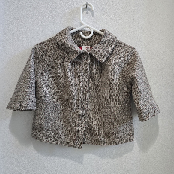 cherish tweed like coat toddler size small - Picture 1 of 6
